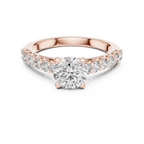 Classic Solitaire Diamond Ring – Timeless Gold Engagement Band.