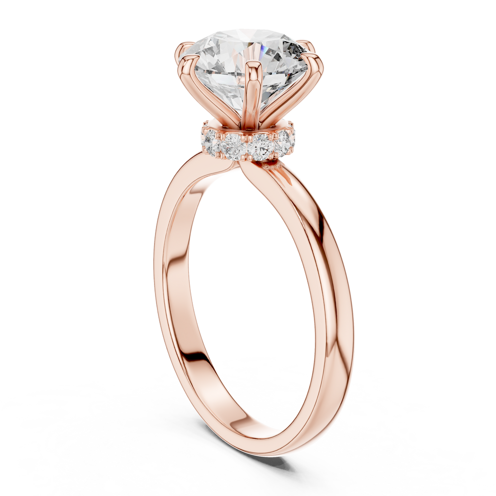 Round Cut Diamond Ring – Elegant Luxury Engagement Ring