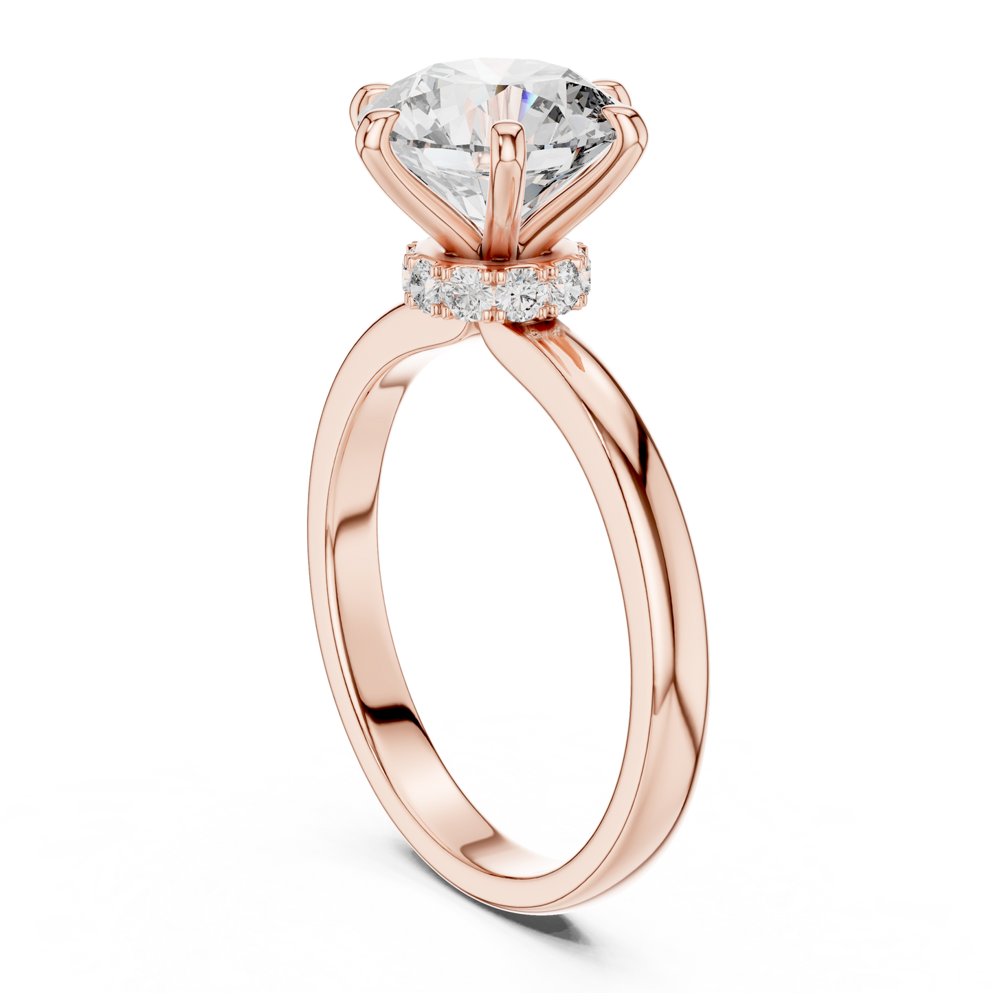 Round Cut Diamond Ring – Elegant Luxury Engagement Ring