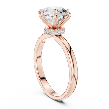 Round Cut Diamond Ring – Elegant Luxury Engagement Ring