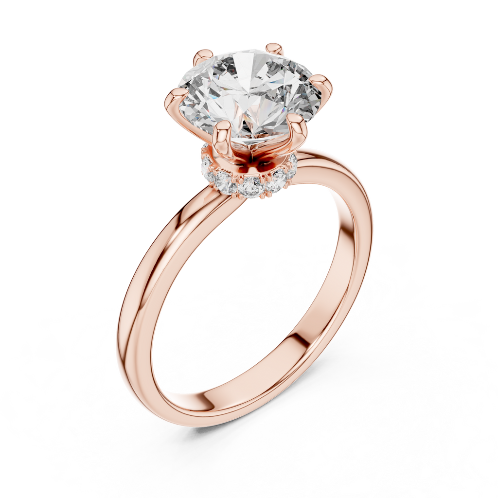 Round Cut Diamond Ring – Elegant Luxury Engagement Ring