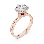 Round Cut Diamond Ring – Elegant Luxury Engagement Ring