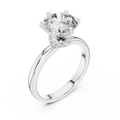 Round Cut Diamond Ring – Elegant Luxury Engagement Ring