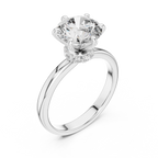 Round Cut Diamond Ring – Elegant Luxury Engagement Ring