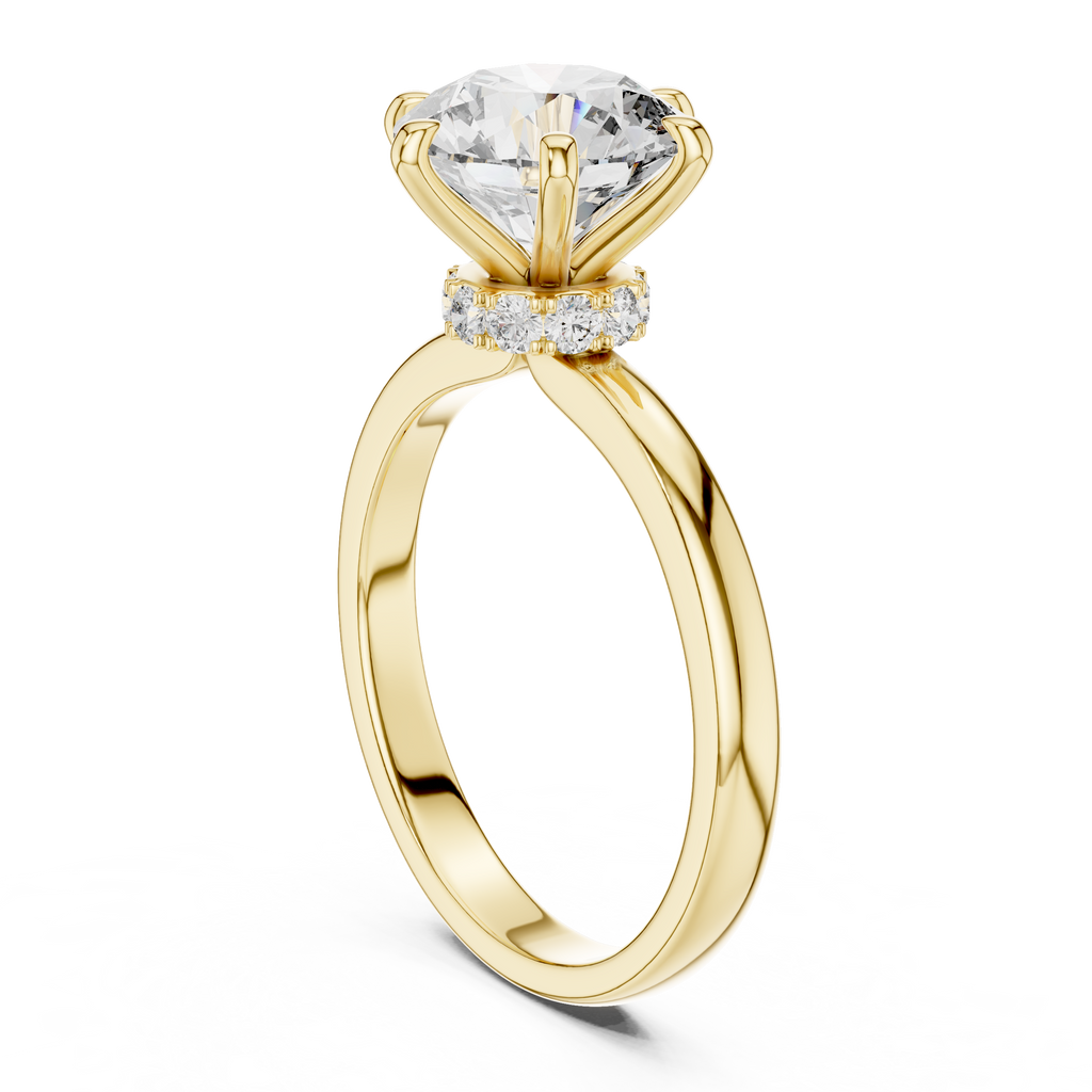 Round Cut Diamond Ring – Elegant Luxury Engagement Ring