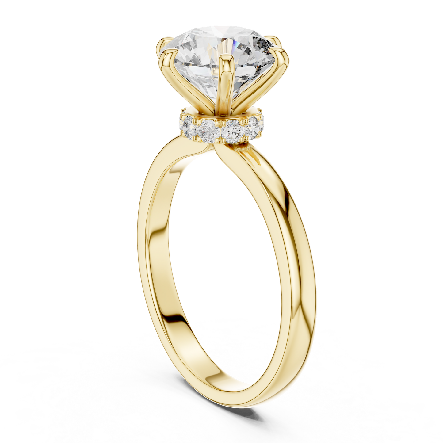 Round Cut Diamond Ring – Elegant Luxury Engagement Ring