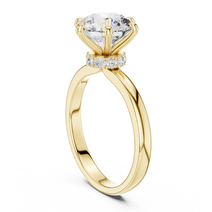 Round Cut Diamond Ring – Elegant Luxury Engagement Ring