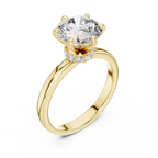Round Cut Diamond Ring – Elegant Luxury Engagement Ring