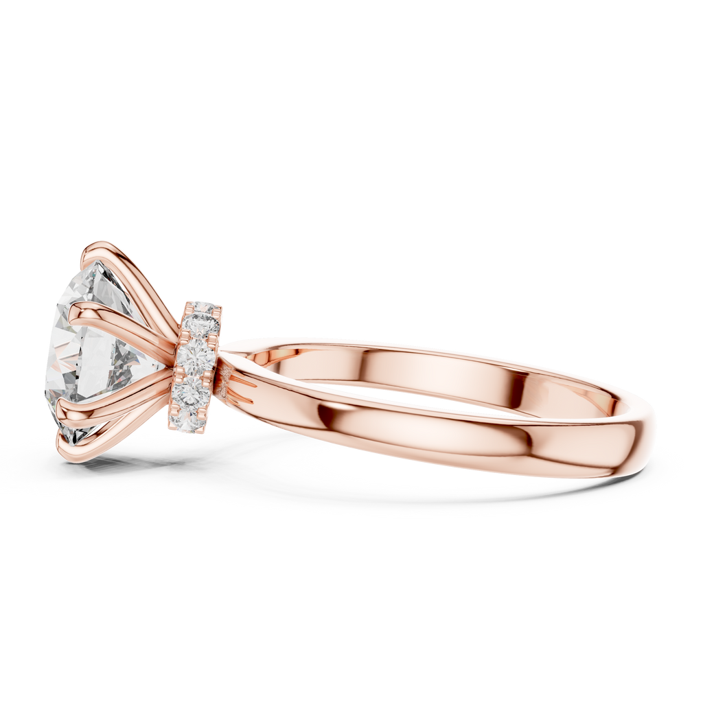 Round Cut Diamond Ring – Elegant Luxury Engagement Ring