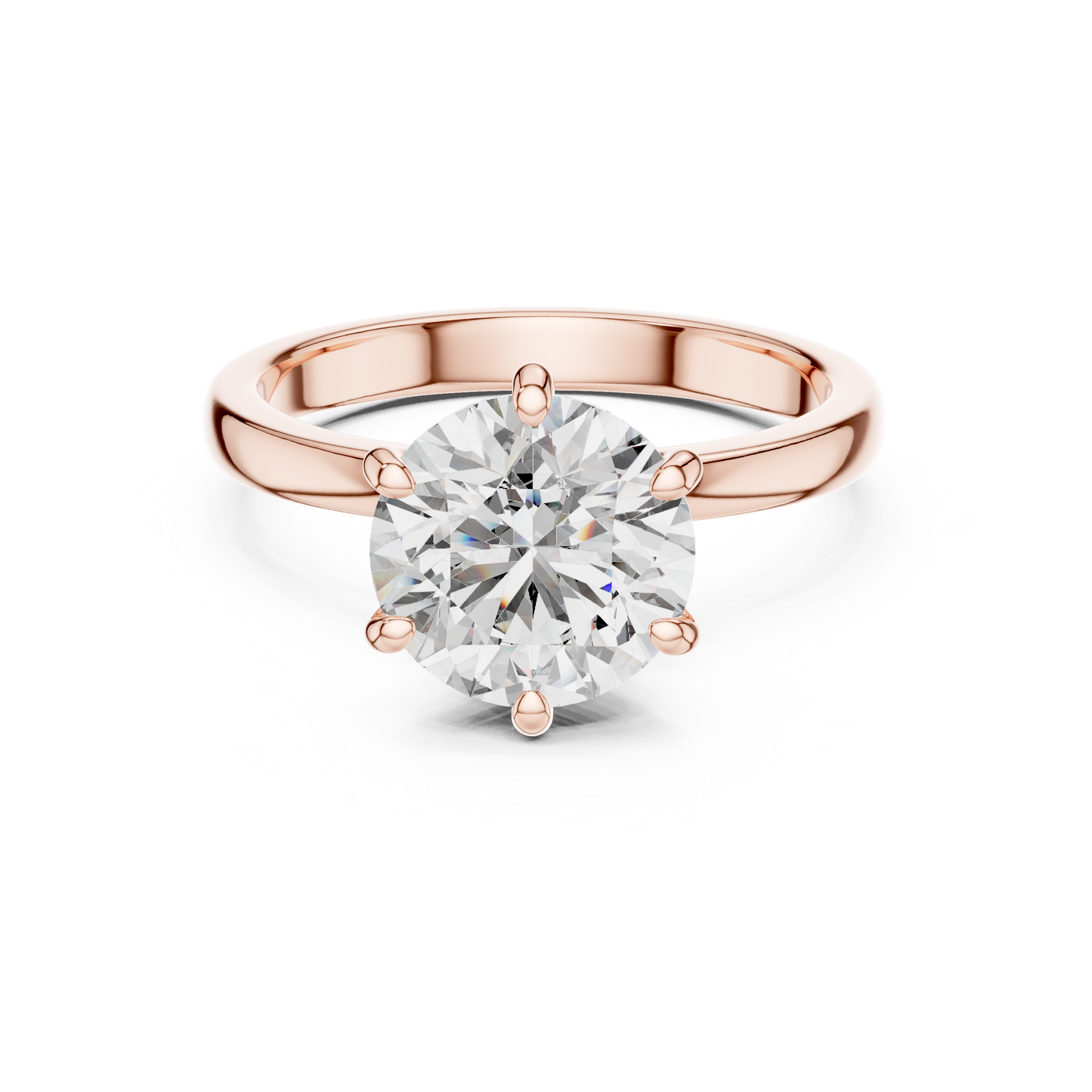 Round Cut Diamond Ring – Elegant Luxury Engagement Ring