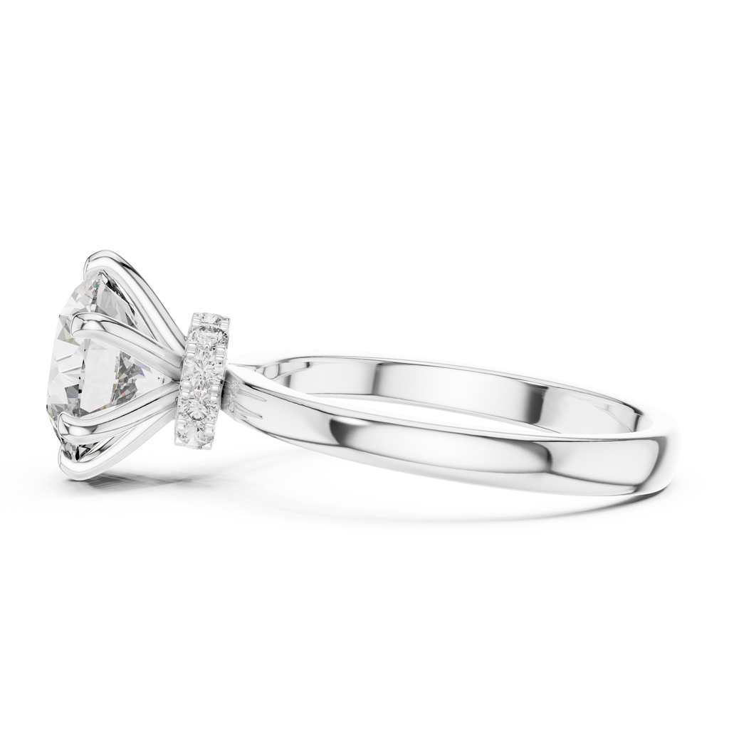 Round Cut Diamond Ring – Elegant Luxury Engagement Ring