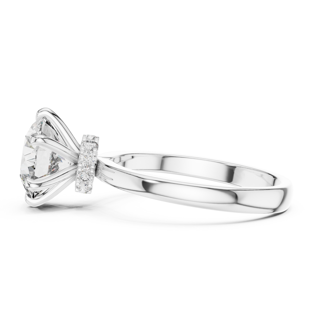 Round Cut Diamond Ring – Elegant Luxury Engagement Ring