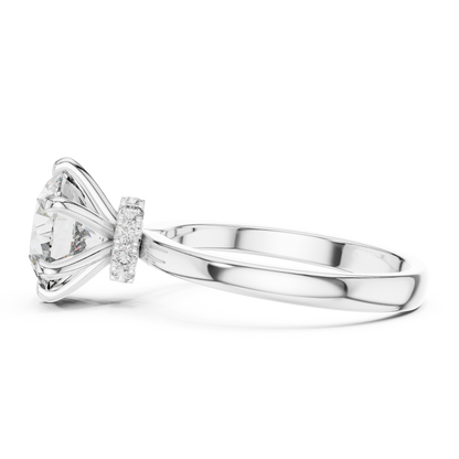 Round Cut Diamond Ring – Elegant Luxury Engagement Ring