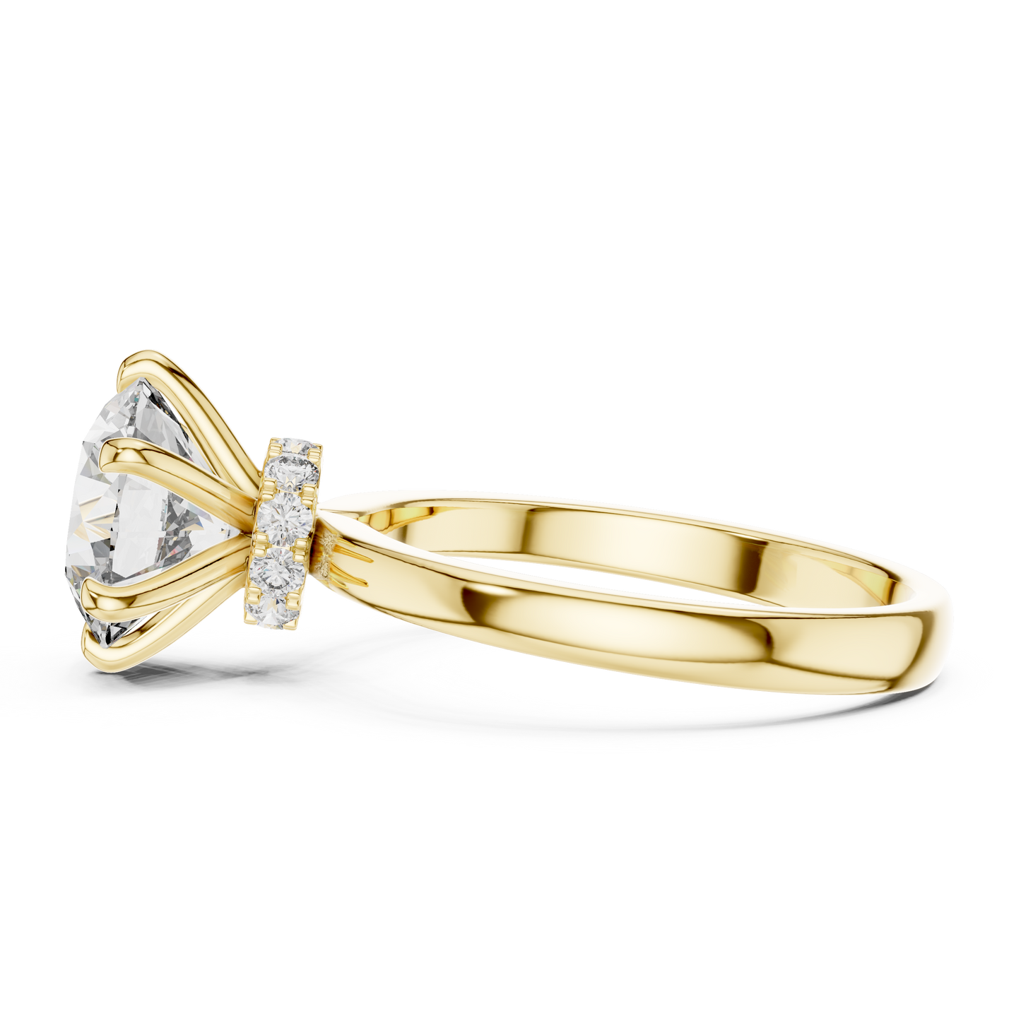 Round Cut Diamond Ring – Elegant Luxury Engagement Ring
