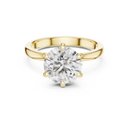 Round Cut Diamond Ring – Elegant Luxury Engagement Ring