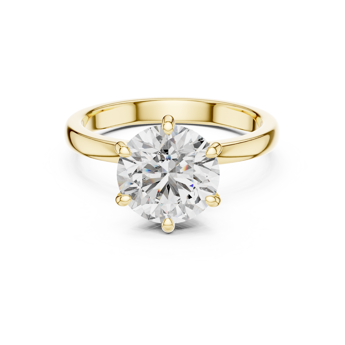 Round Cut Diamond Ring – Elegant Luxury Engagement Ring