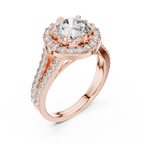Elegant Solitaire Diamond Engagement Ring – Premium Gold Ring.