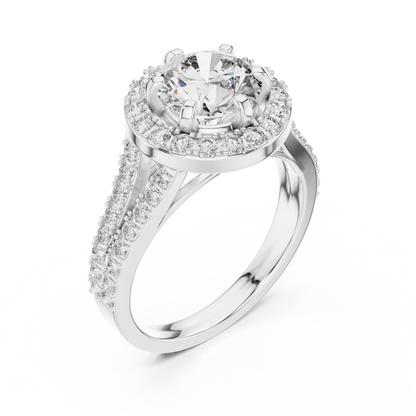 Elegant Solitaire Diamond Engagement Ring – Premium Gold Ring.