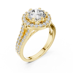 Elegant Solitaire Diamond Engagement Ring – Premium Gold Ring.