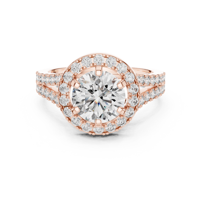 Elegant Solitaire Diamond Engagement Ring – Premium Gold Ring.