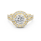 Elegant Solitaire Diamond Engagement Ring – Premium Gold Ring.
