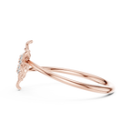 Double Bloom Diamond Band