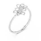 Double Bloom Diamond Band