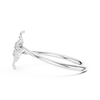 Double Bloom Diamond Band