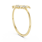 Double Bloom Diamond Band