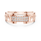 خاتم ماسي بتصميم شبكي مميز
