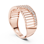 خاتم ماسي – خاتم مميز بتصميم عمود شبكي