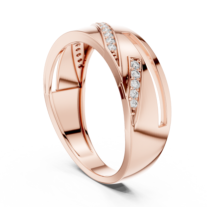 Royal Wave Diamond Ring