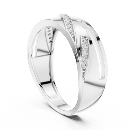 Royal Wave Diamond Ring