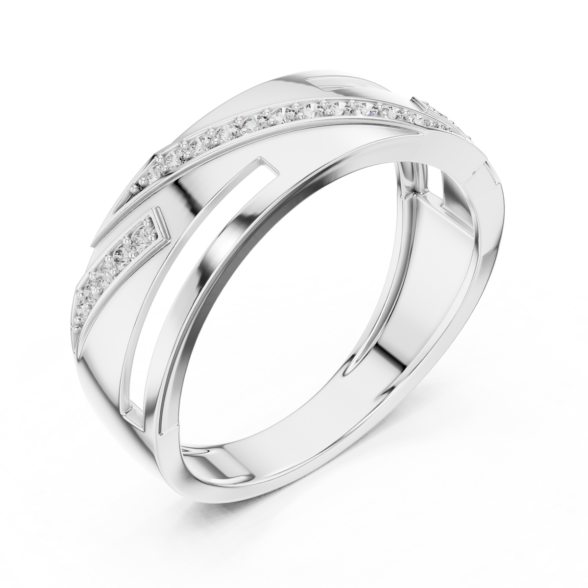 Royal Wave Diamantring