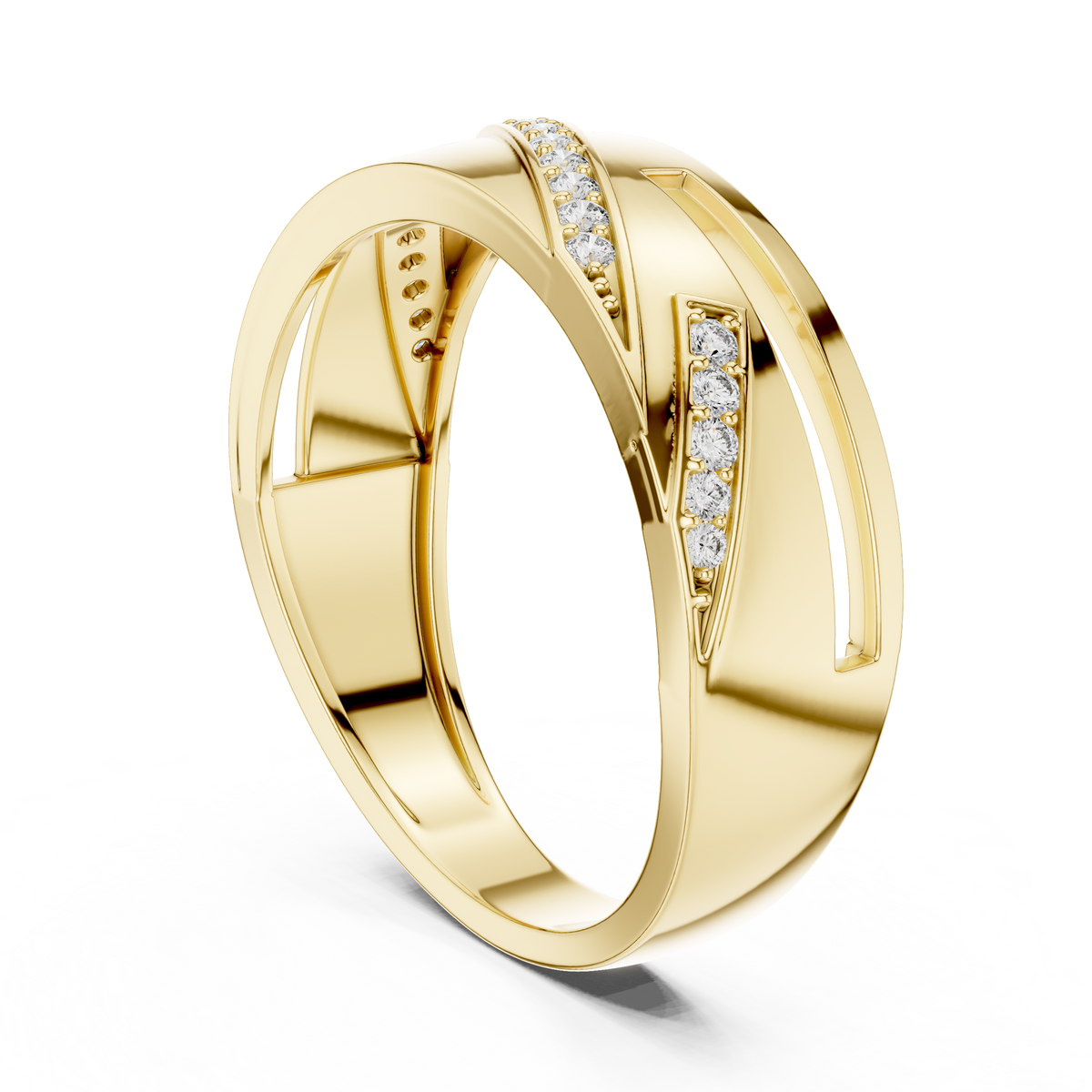Royal Wave Diamantring