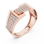 Diamond Signet Ring | Stylish Diamond Fashion Ring