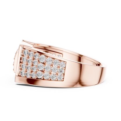 Diamond Signet Ring | Stylish Diamond Fashion Ring