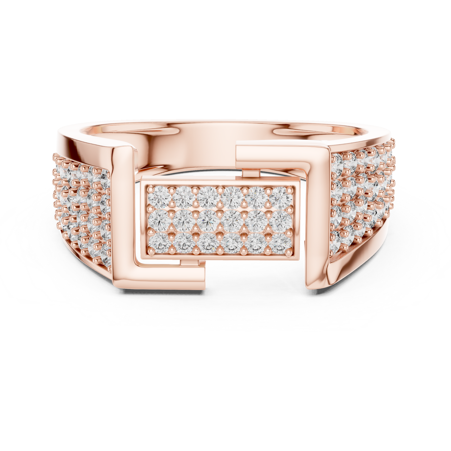 Diamond Signet Ring | Stylish Diamond Fashion Ring