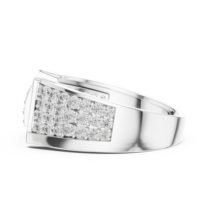 Diamond Signet Ring | Stylish Diamond Fashion Ring