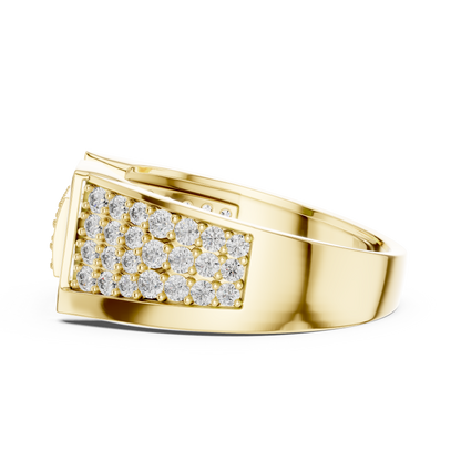 Diamond Signet Ring | Stylish Diamond Fashion Ring