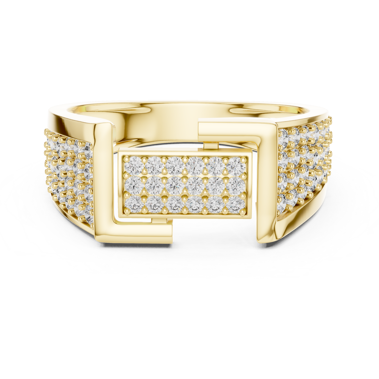 Diamond Signet Ring | Stylish Diamond Fashion Ring