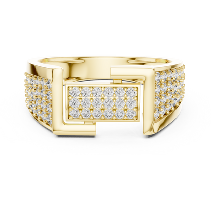 Diamond Signet Ring | Stylish Diamond Fashion Ring