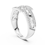 Designer Diamond Ring – Premium Greek Pattern Band