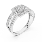 Designer Diamond Ring – Premium Greek Pattern Band