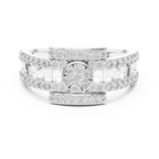 Designer Diamond Ring – Premium Greek Pattern Band