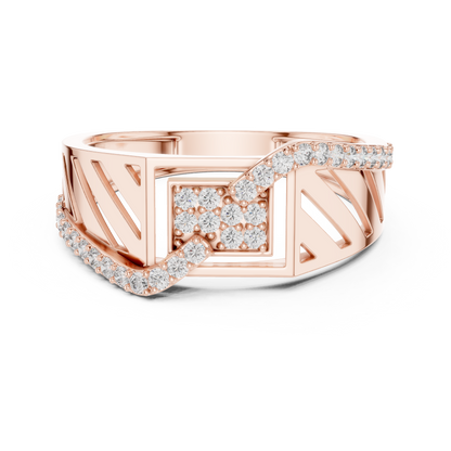 Prime Diamond Statement Ring – Modern Gold Jewelry.
