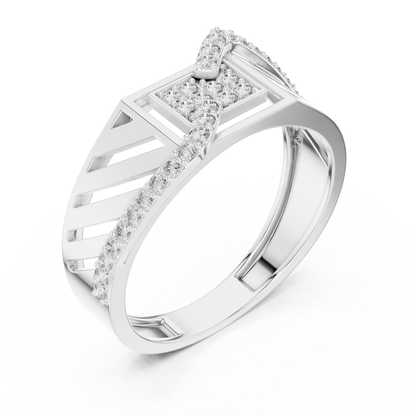 Prime Diamond Statement Ring – Modern Gold Jewelry.