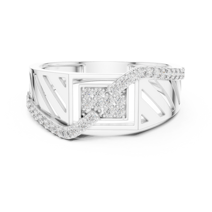 Prime Diamond Statement Ring – Modern Gold Jewelry.