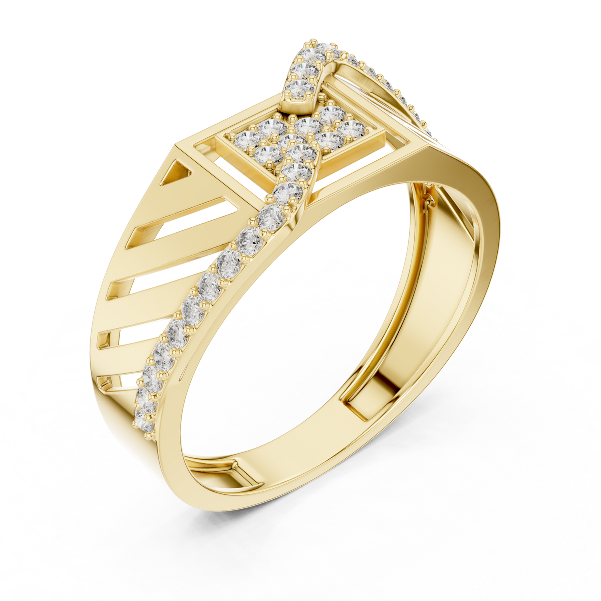 Prime Diamant-Statement-Ring – Moderner Goldschmuck.