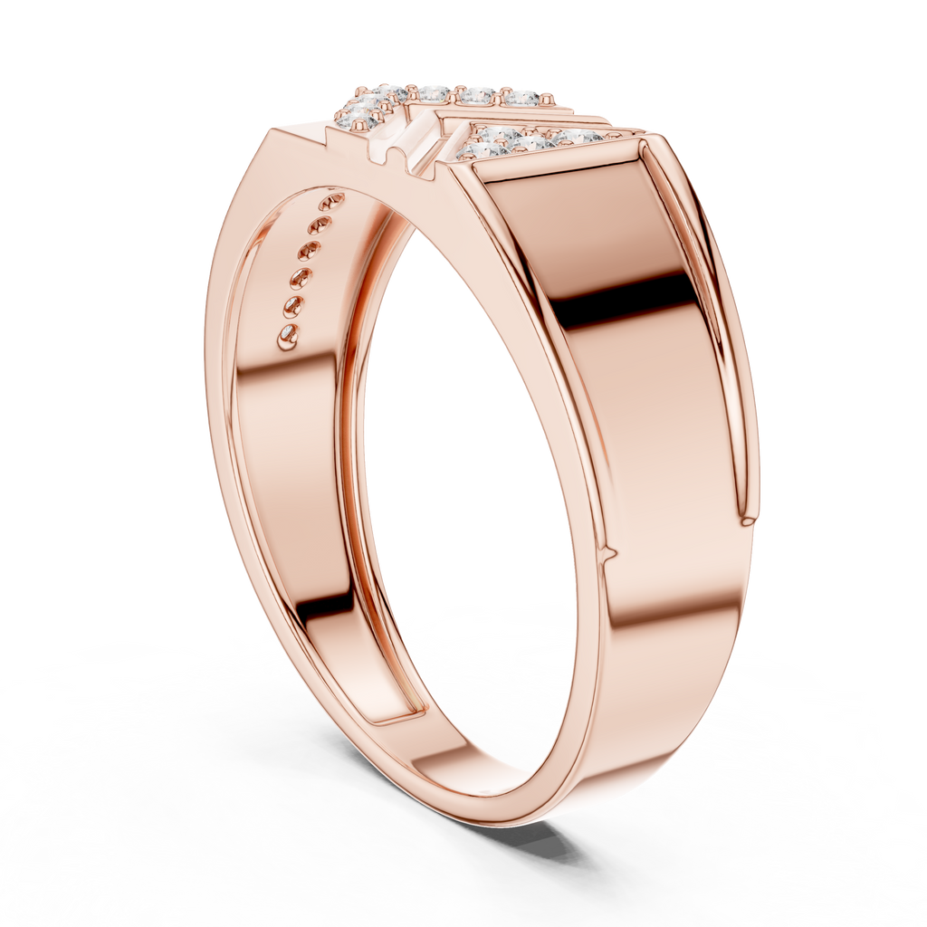 Grand Diamond Designer Ring – Luxury Gold Band